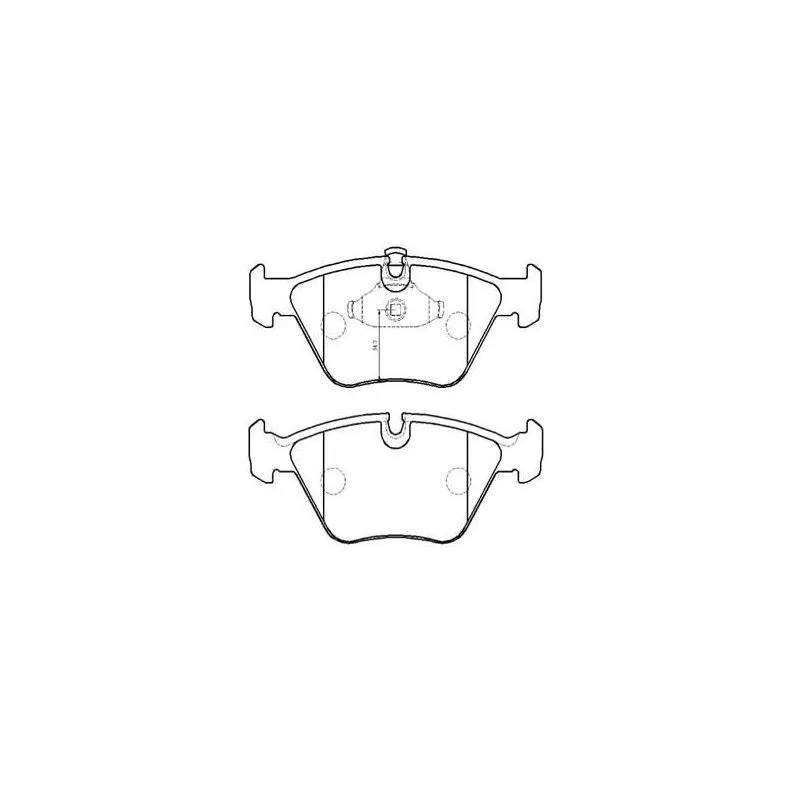 

Тормозные колодки HSB HP5185