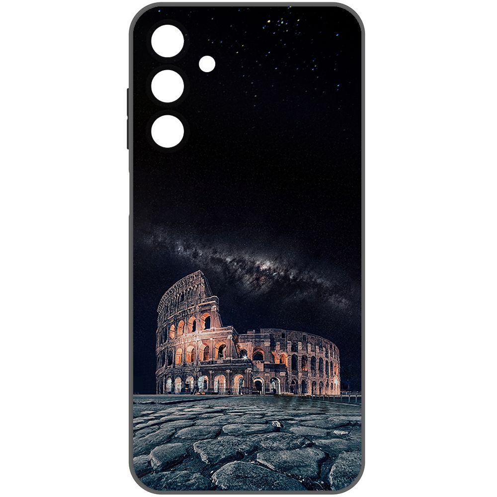 

Чехол-накладка Krutoff Soft Case Италия, Колизей для Samsung Galaxy A25 5G A256 черный
