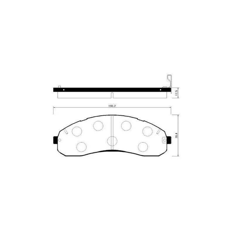 

Тормозные колодки HSB HP1016