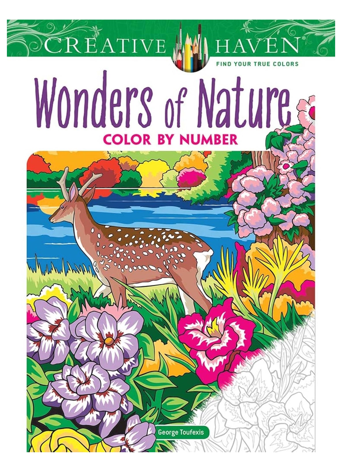 

Creative haven wonders of nature color by number. Toufexis, George