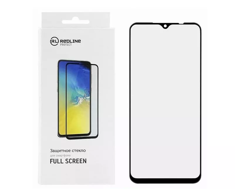 

Защитное стекло mObility для Tecno POP 6 PRO, полный клей, черное