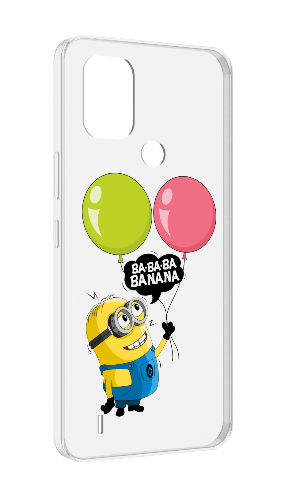 

Чехол MyPads миньон-с-шариками для Nokia C31, Прозрачный, Tocco