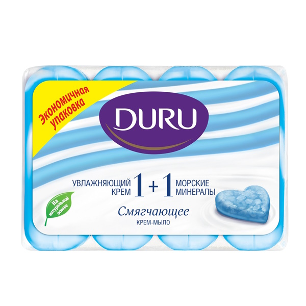

Крем-мыло туалетное Duru Морские минералы, 90г х 4шт
