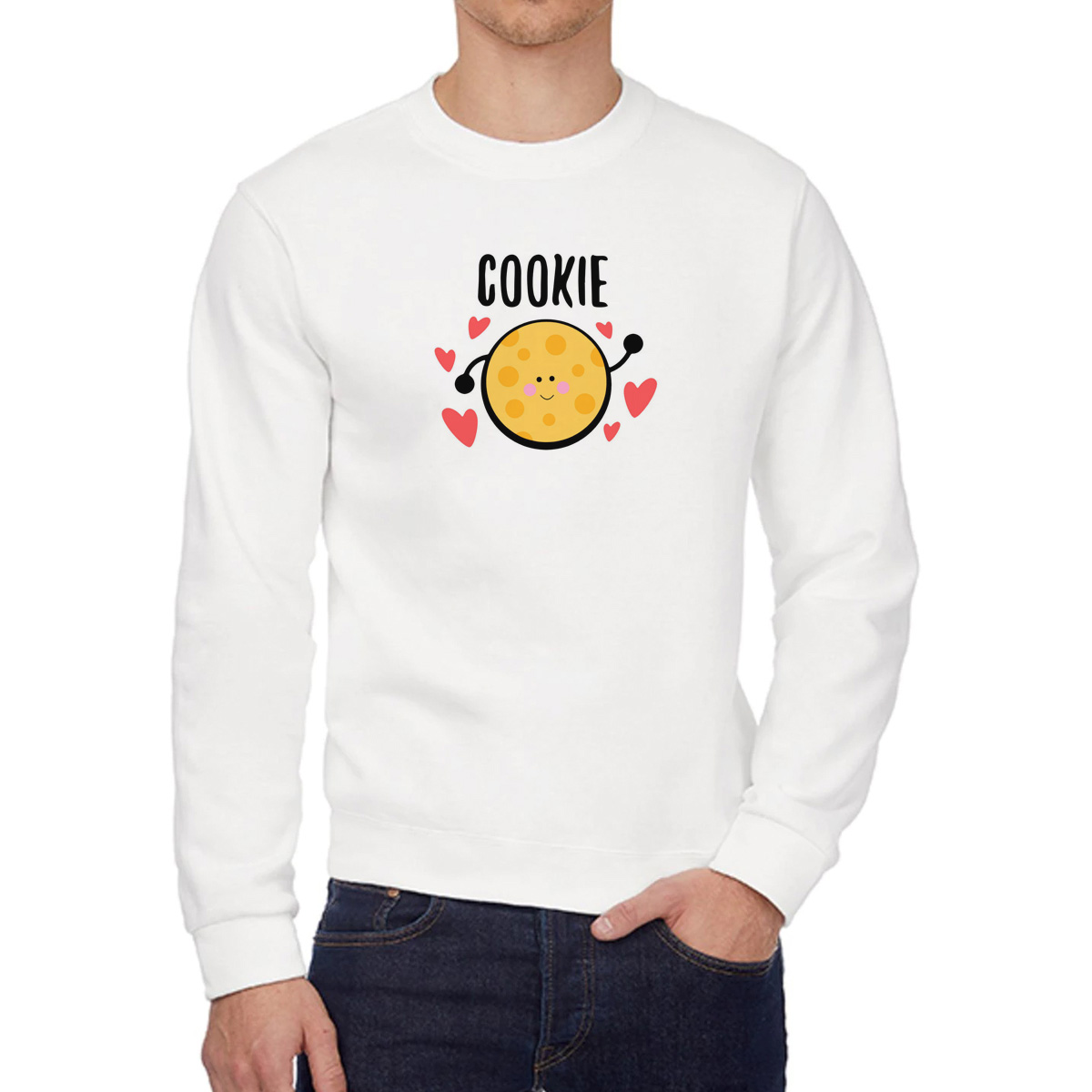 

Свитшот унисекс CoolPodarok W043773 белый 44 RU, 4W043773