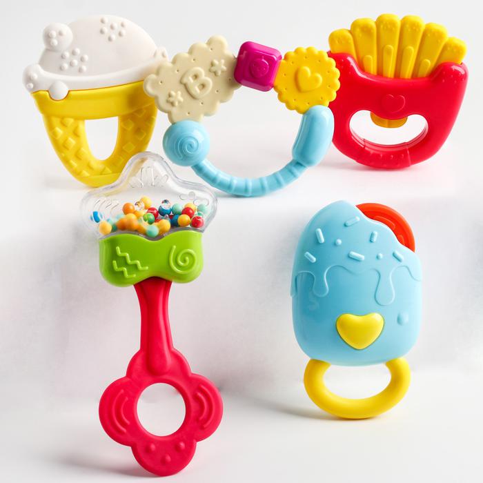 

Крошка Я Сладости с прорезывателем, 5 шт, Разноцветный, "Сладости" с прорезывателем, 5 шт