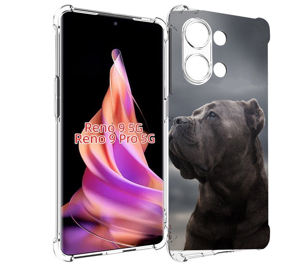 

Чехол MyPads кане корсо для Oppo Reno 9/Reno 9 Pro, Прозрачный, Tocco