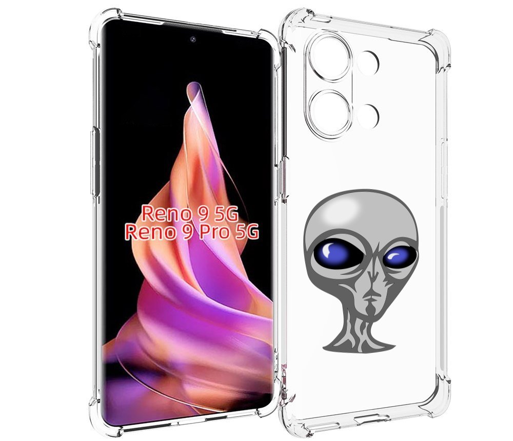 

Чехол MyPads инопланетянин для Oppo Reno 9/Reno 9 Pro, Прозрачный, Tocco