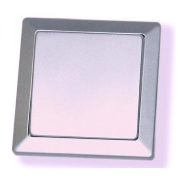 

Переключатель 1 кл. (без рамки). ALUM. 1121L-S320