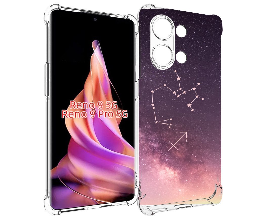 

Чехол MyPads знак-зодиака-стрелец-2 для Oppo Reno 9/Reno 9 Pro, Прозрачный, Tocco