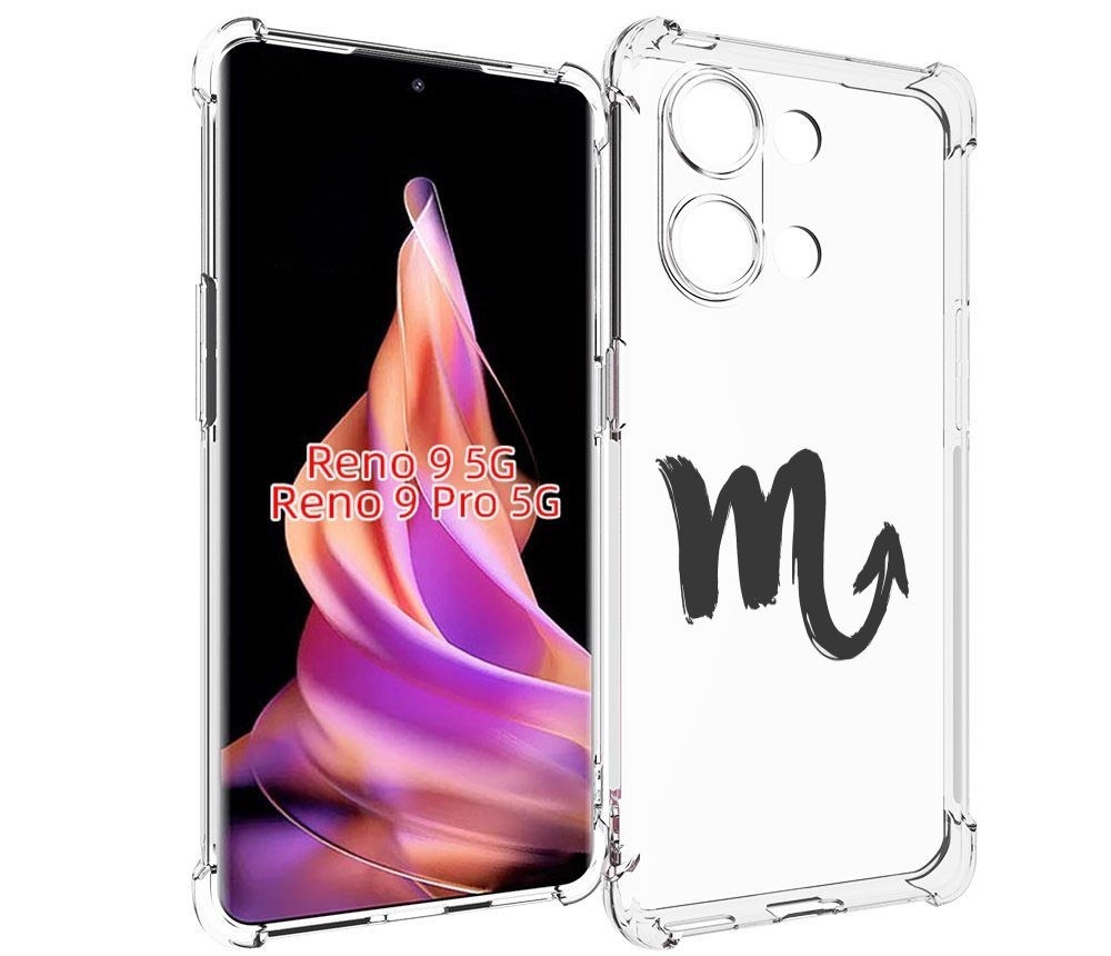 

Чехол MyPads знак-зодиака-скорпион-7 для Oppo Reno 9/Reno 9 Pro, Прозрачный, Tocco