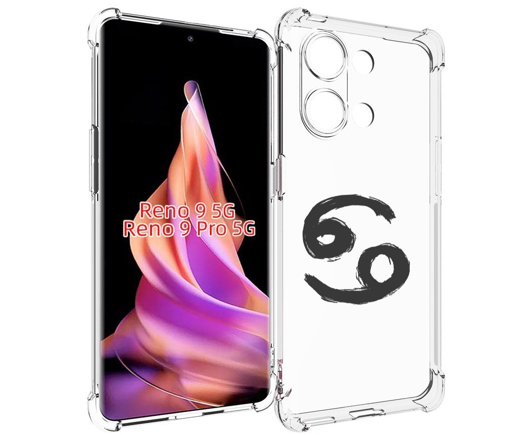 

Чехол MyPads знак-зодиака-рак-6 для Oppo Reno 9/Reno 9 Pro, Прозрачный, Tocco