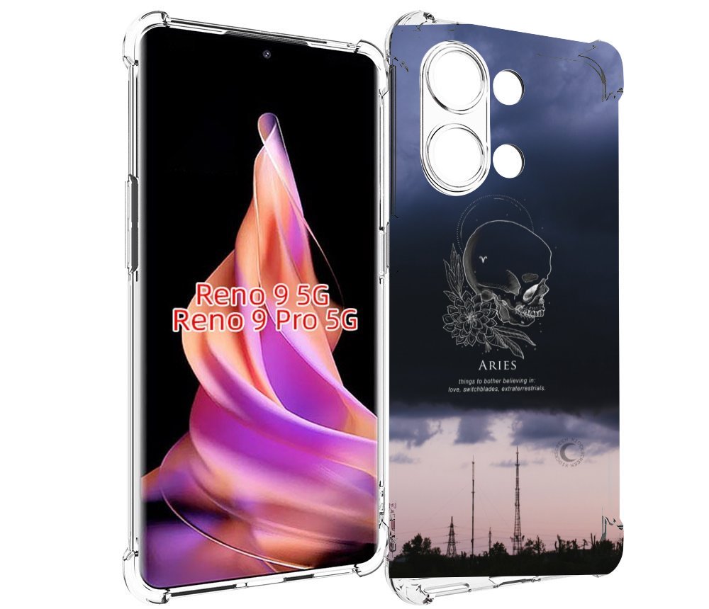 

Чехол MyPads знак-зодиака-овен-4 для Oppo Reno 9/Reno 9 Pro, Прозрачный, Tocco