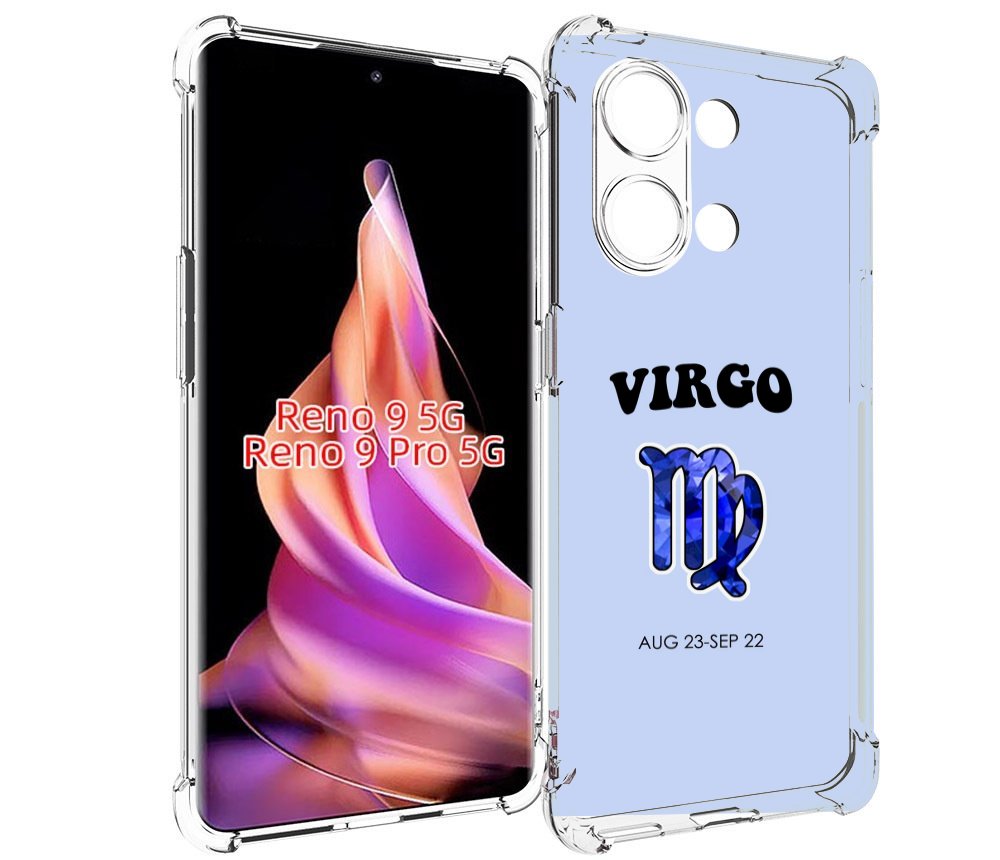 

Чехол MyPads знак-зодиака-дева-1 для Oppo Reno 9/Reno 9 Pro, Прозрачный, Tocco