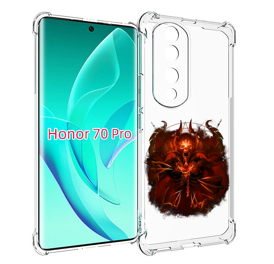

Чехол MyPads яркий демон для Honor 70 Pro / 70 Pro Plus, Прозрачный, Tocco