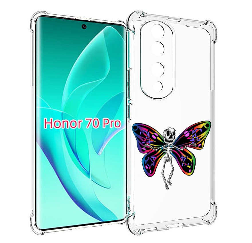 

Чехол MyPads эффект бабочки для Honor 70 Pro / 70 Pro Plus, Прозрачный, Tocco
