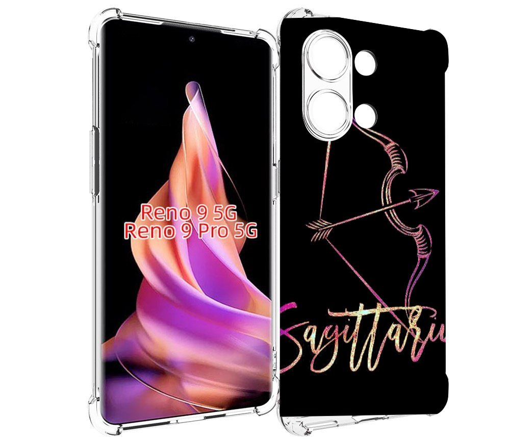 

Чехол MyPads знак зодиака стрелец 3 для OPPO Reno 9 / Reno 9 Pro, Прозрачный, Tocco