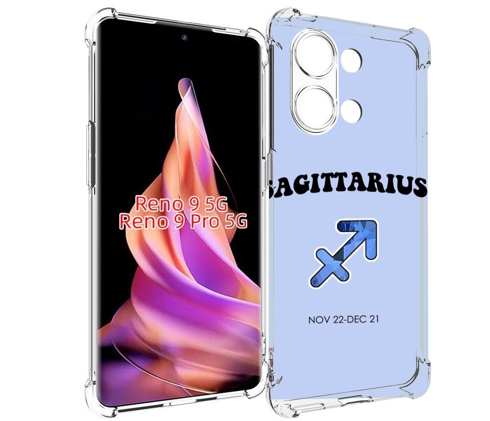

Чехол MyPads знак зодиака стрелец 1 для Oppo Reno 9/Reno 9 Pro, Прозрачный, Tocco