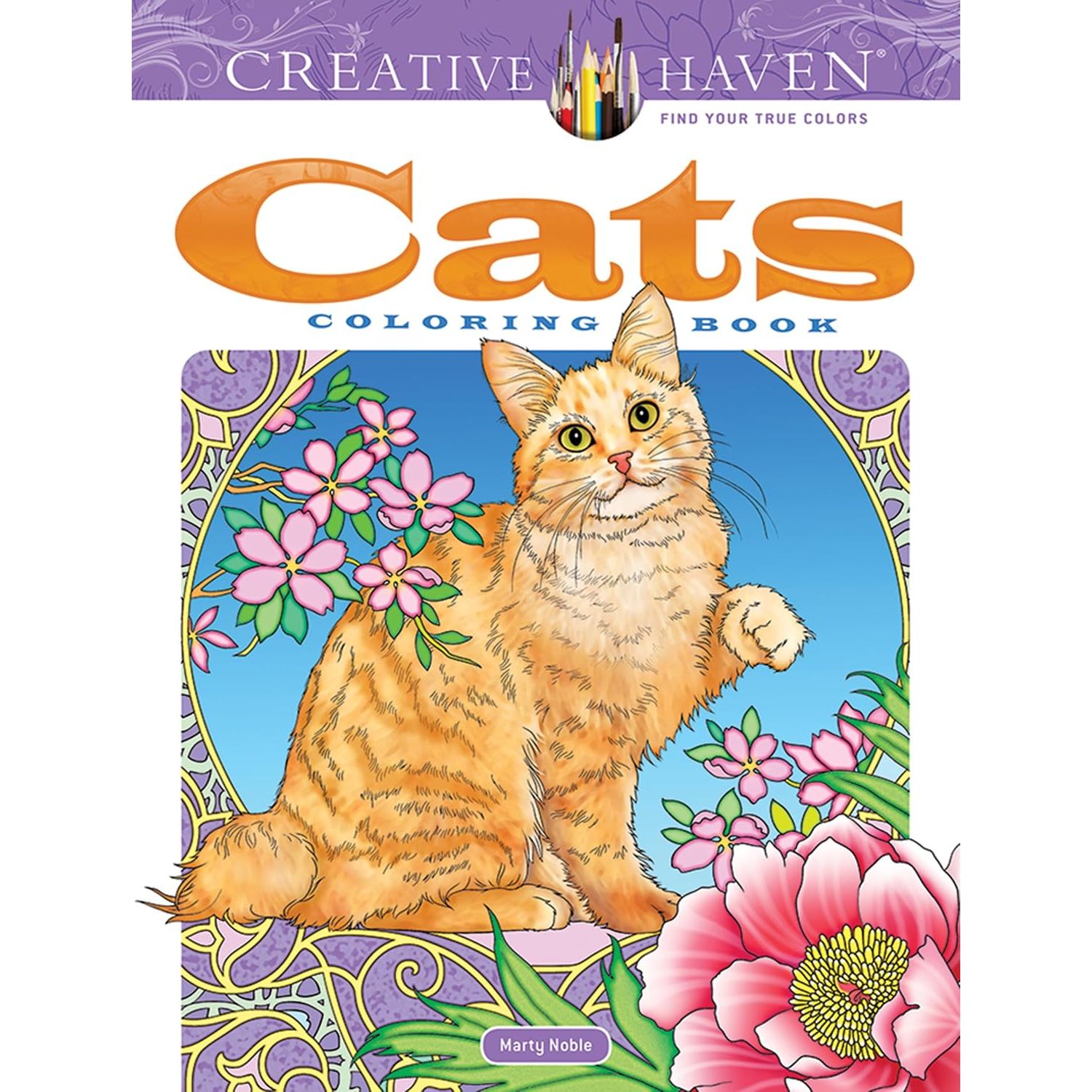 

Creative Haven Cats Coloring Book. Noble Marty