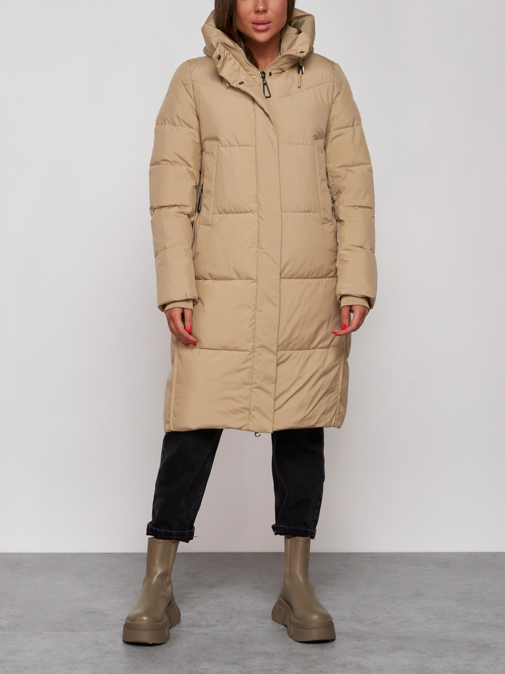 

Пальто женское NoBrand AD52328 коричневое S, Коричневый, AD52328