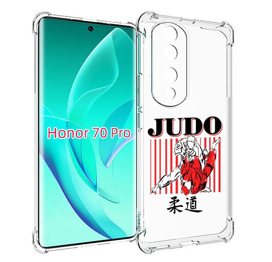 

Чехол MyPads Дзюдо для Honor 70 Pro / 70 Pro Plus, Прозрачный, Tocco