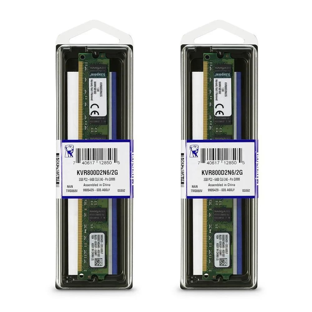 

Оперативная память Kingston DDR3 2x2Gb 800MHz (KVR800D2N6/2G)