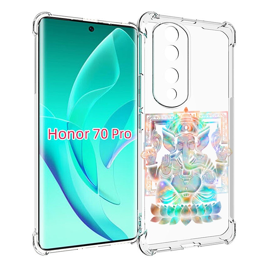 

Чехол MyPads умный слон для Honor 70 Pro / 70 Pro Plus, Прозрачный, Tocco