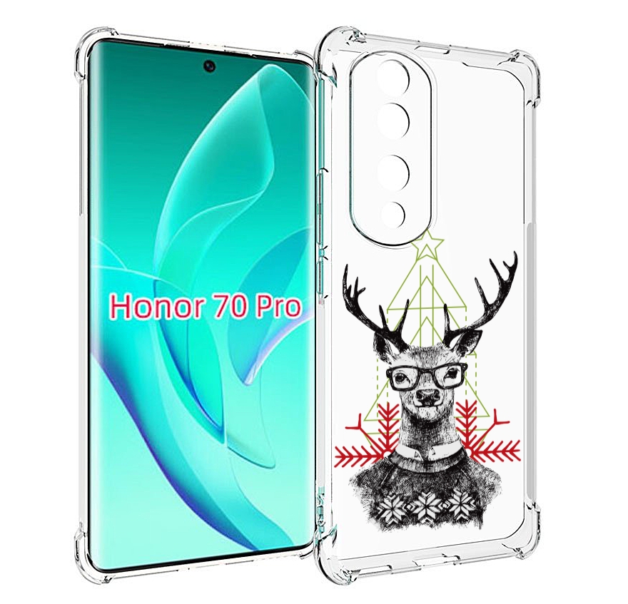 

Чехол MyPads умный олень для Honor 70 Pro / 70 Pro Plus, Прозрачный, Tocco
