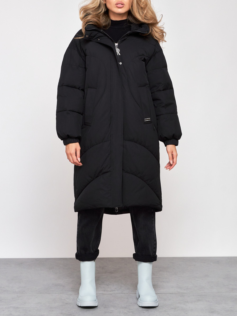 

Пальто женское NoBrand AD52323 черное S, Черный, AD52323