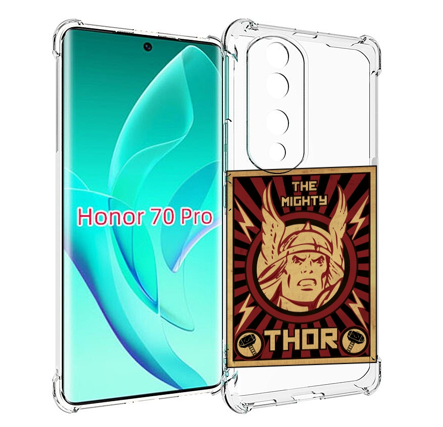 

Чехол MyPads тор лицо для Honor 70 Pro / 70 Pro Plus, Прозрачный, Tocco