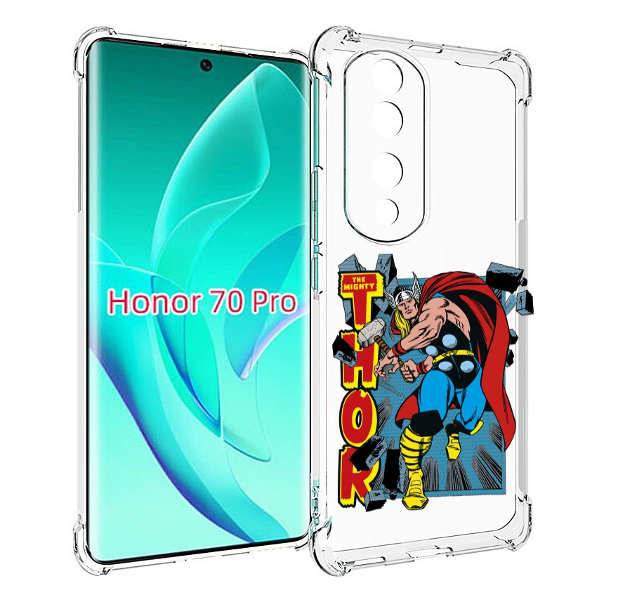 

Чехол MyPads тор комикс для Honor 70 Pro / 70 Pro Plus, Прозрачный, Tocco