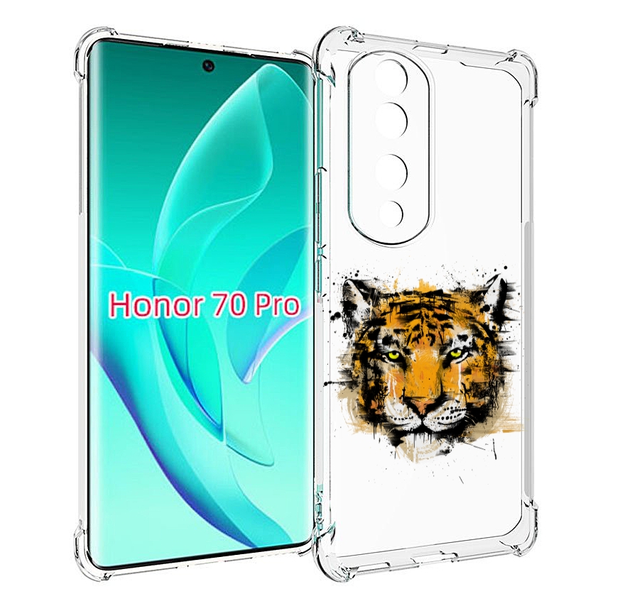 

Чехол MyPads тигруля для Honor 70 Pro / 70 Pro Plus, Прозрачный, Tocco