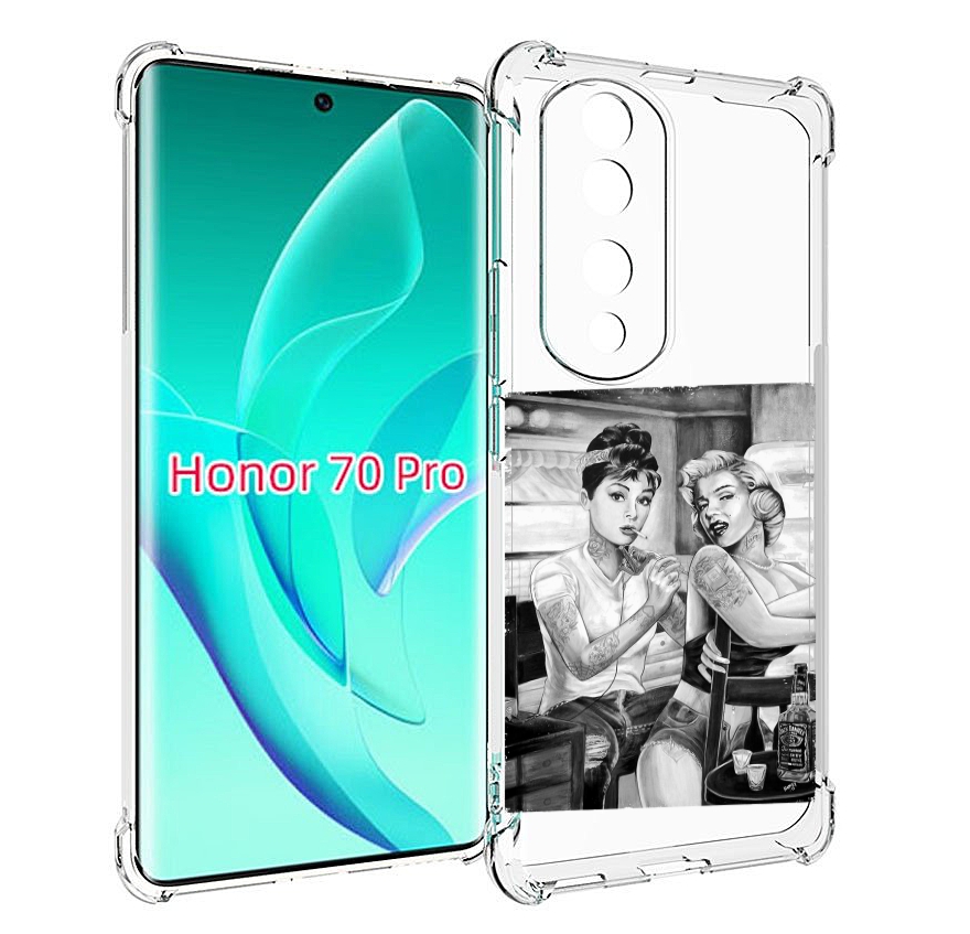 

Чехол MyPads тату мастер для Honor 70 Pro / 70 Pro Plus, Прозрачный, Tocco