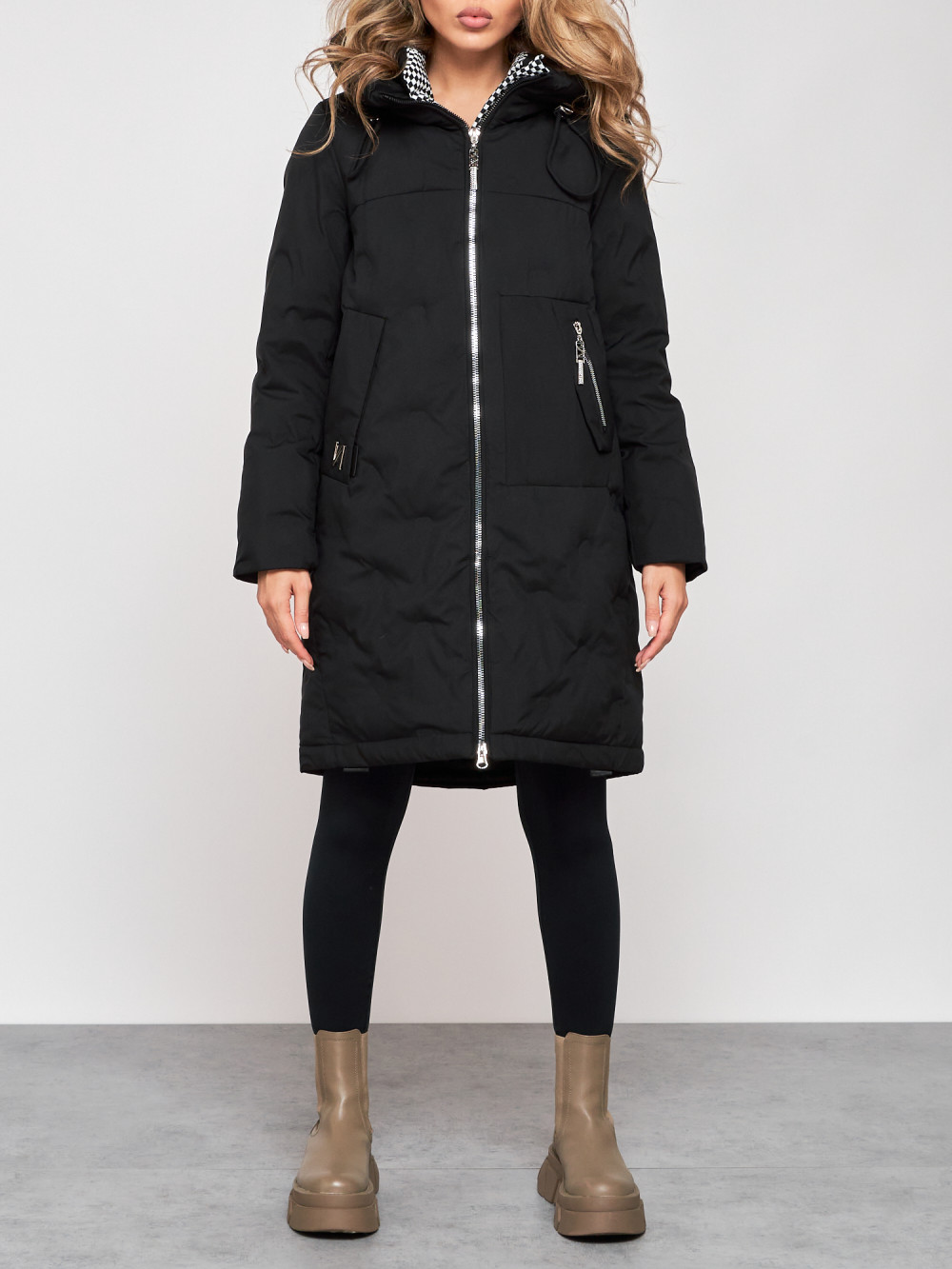 Пальто женское AD59122 черное S