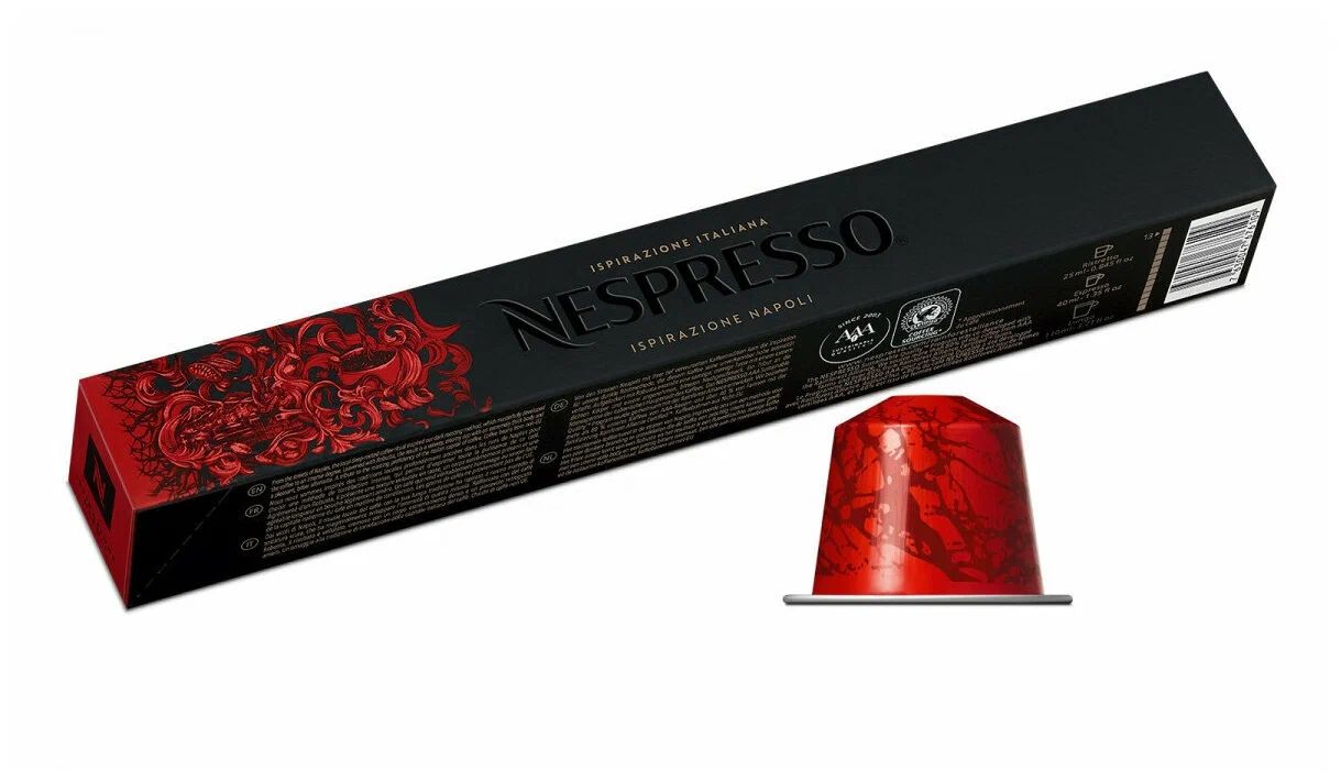 

Кофе в капсулах Nespresso Napoli - Крепкий с горчинкой - 10 уп. по 10 капсул