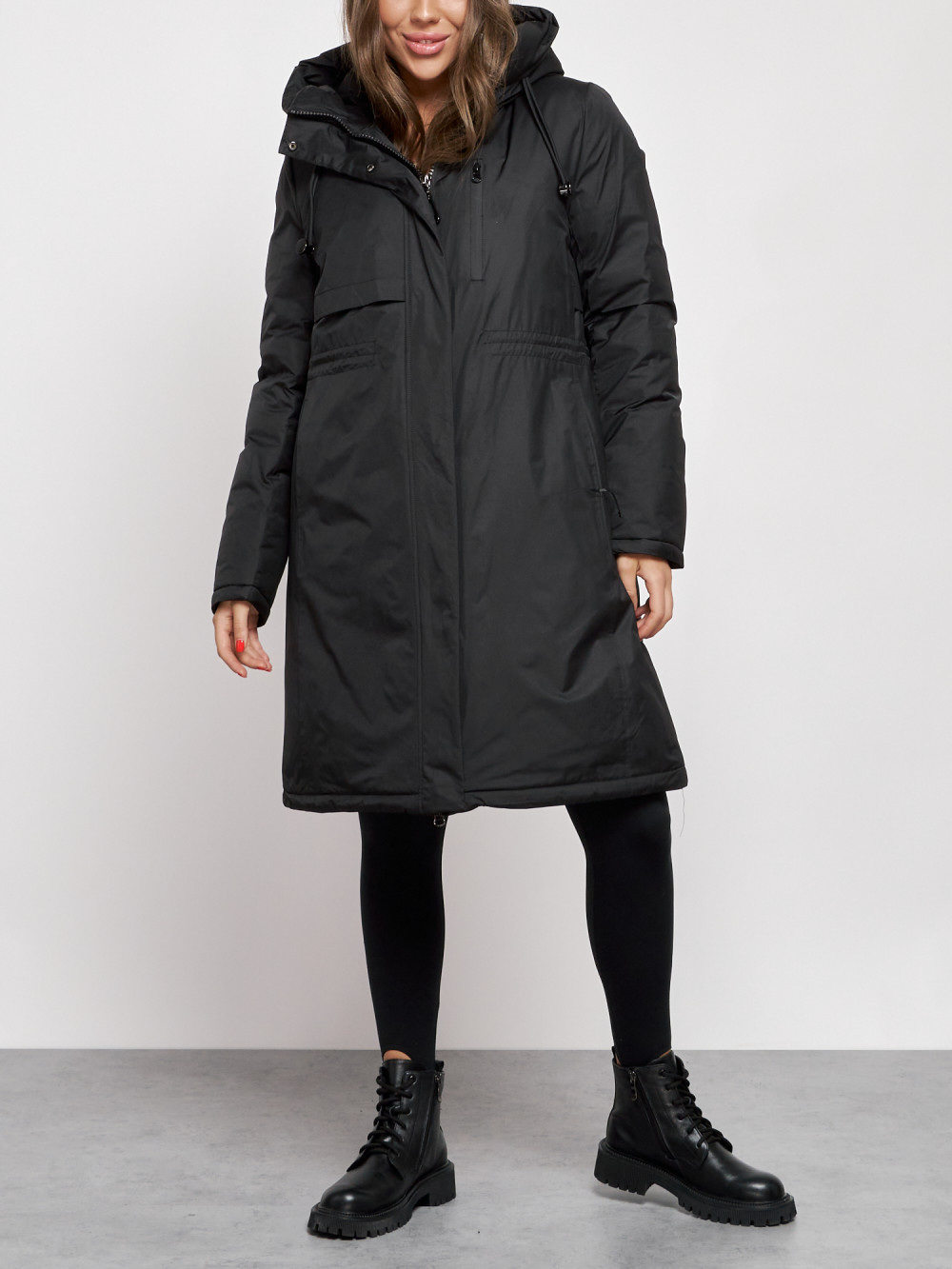

Пальто женское NoBrand AD52333 черное S, Черный, AD52333