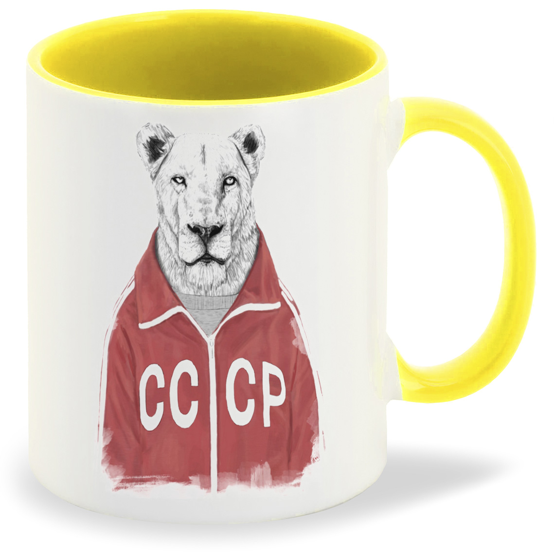 фото Кружка coolpodarok львица в олимпийке ссср