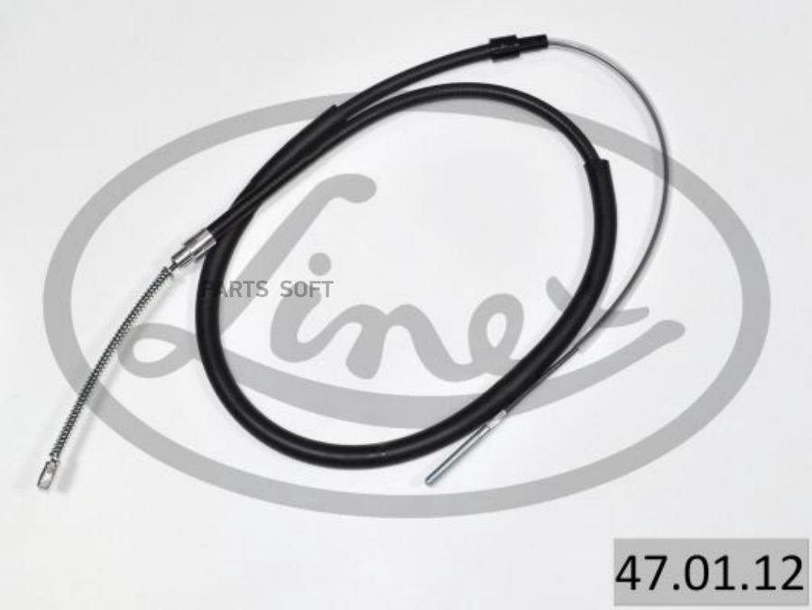 

LINEX 47.01.12 Трос стояночного тормоза VW GOLF, VENTO 1.4, 1.6, 1.8, 1.9 91-95 1шт