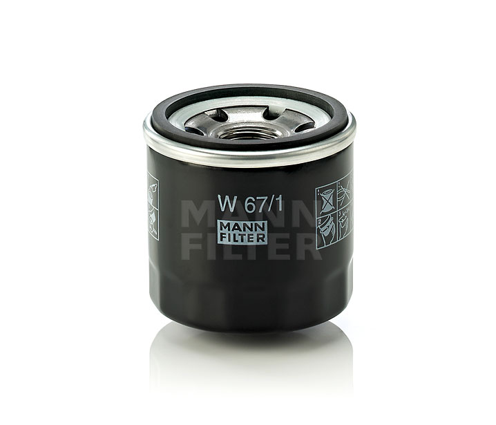 

Фильтр масляный MANN FILTER W67/1