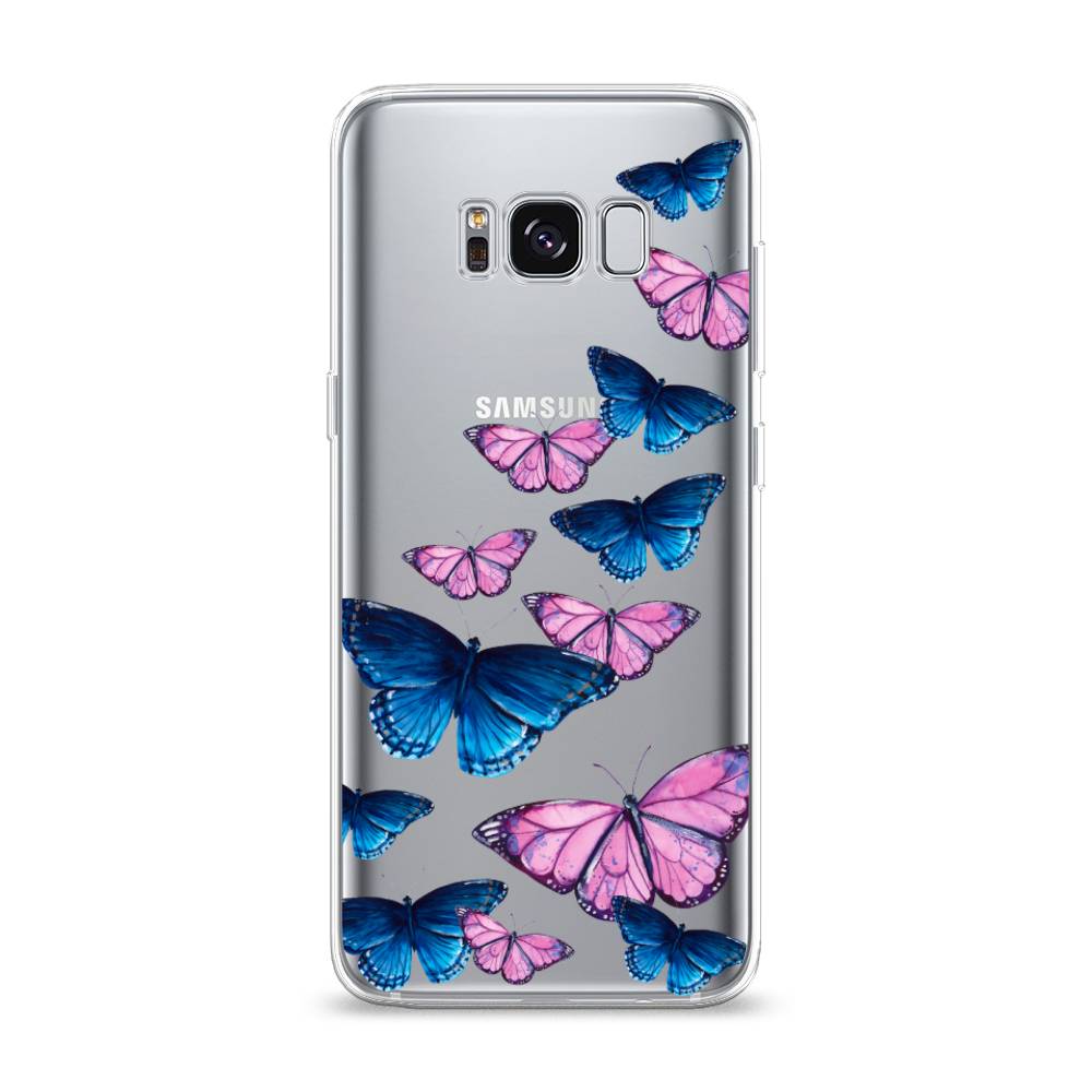 фото Чехол awog "полет бабочек" для samsung galaxy s8