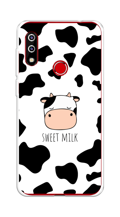 

Чехол на BQ 6061L "Sweet milk", Розовый;белый;черный, 202350-1