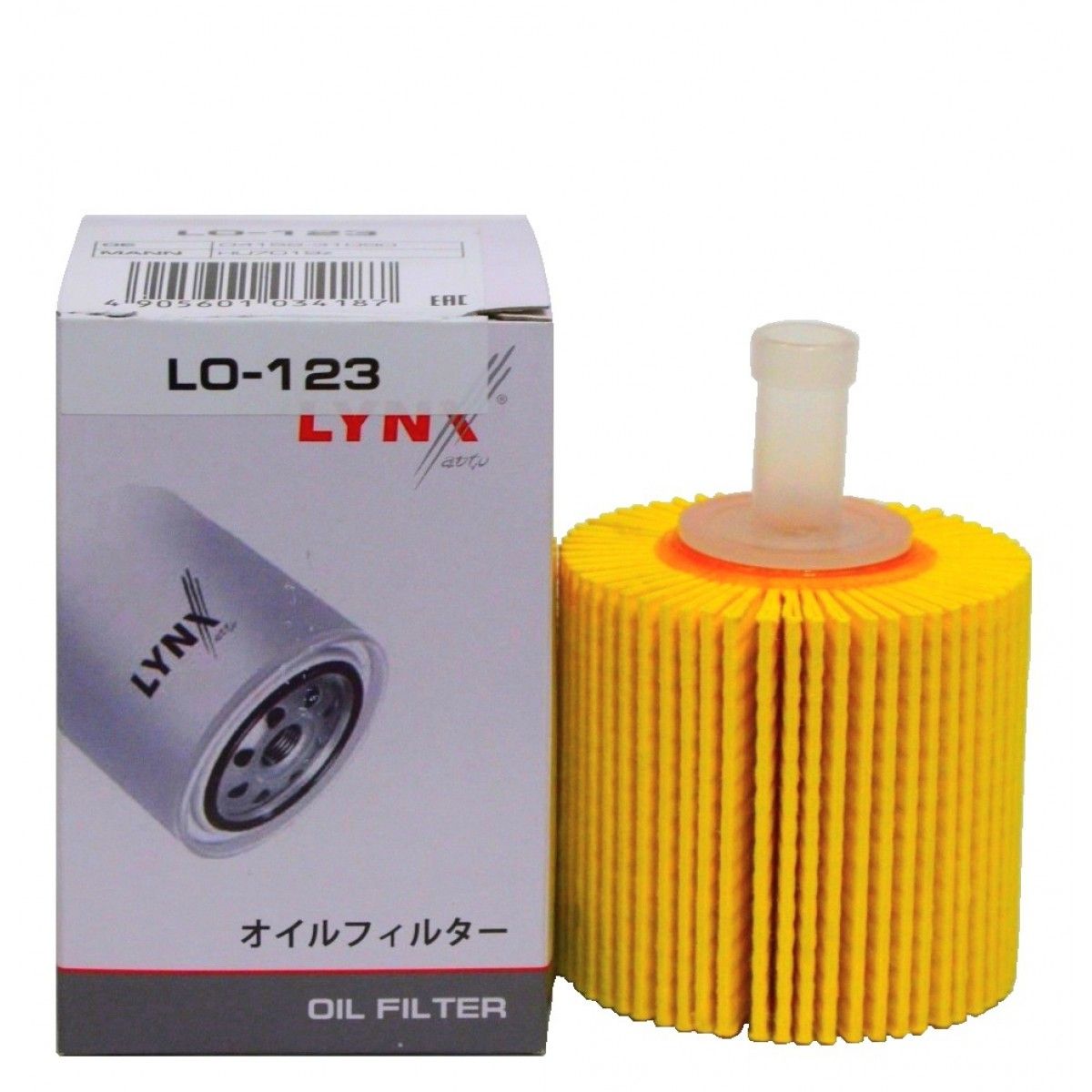 LYNXauto LO123 Фильтр масляный (вставка)