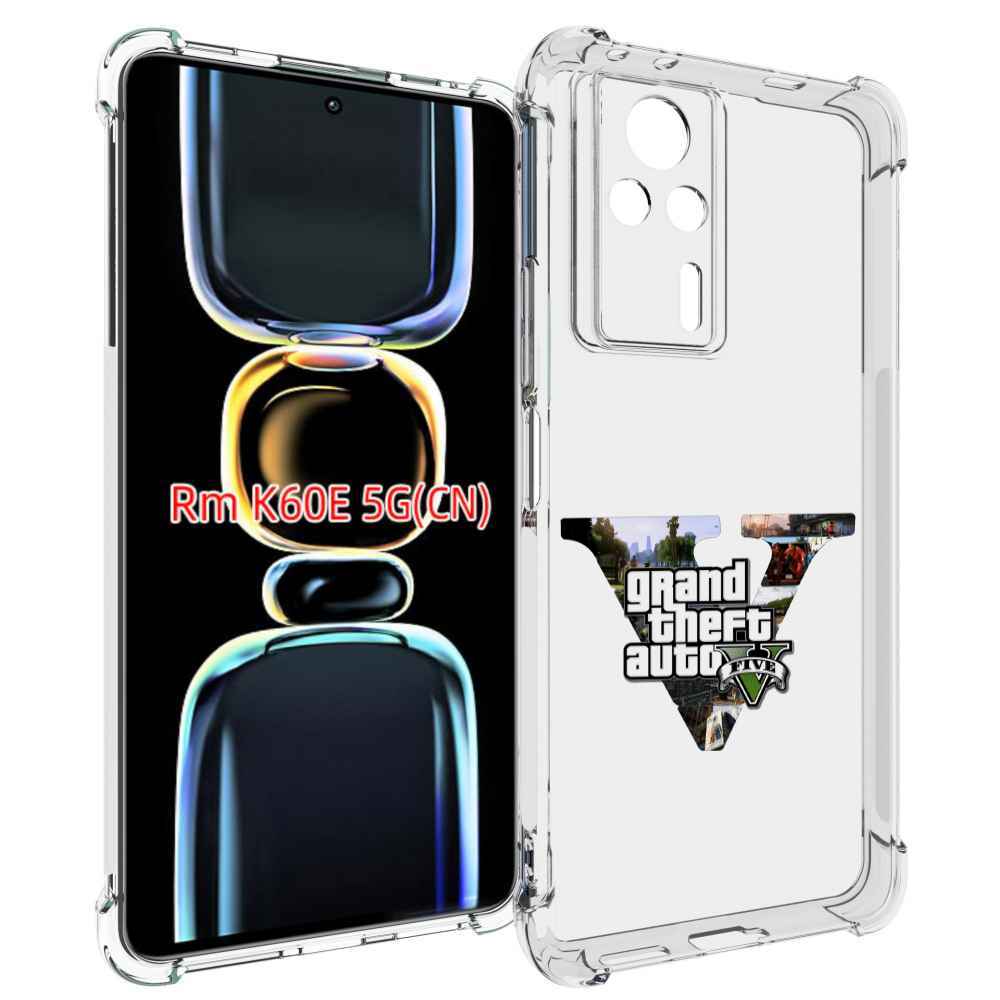 

Чехол MyPads GTA 5 логотип для Xiaomi Redmi K60E, Tocco
