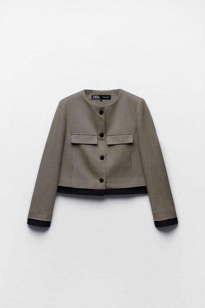 

Жакет женский ZARA 02120519 разноцветный L, 02120519