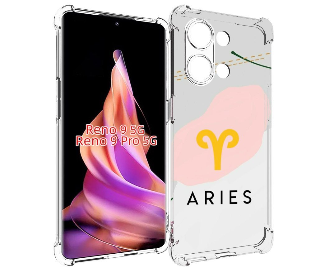 

Чехол MyPads знак зодиака овен 7 для Oppo Reno 9/Reno 9 Pro, Прозрачный, Tocco