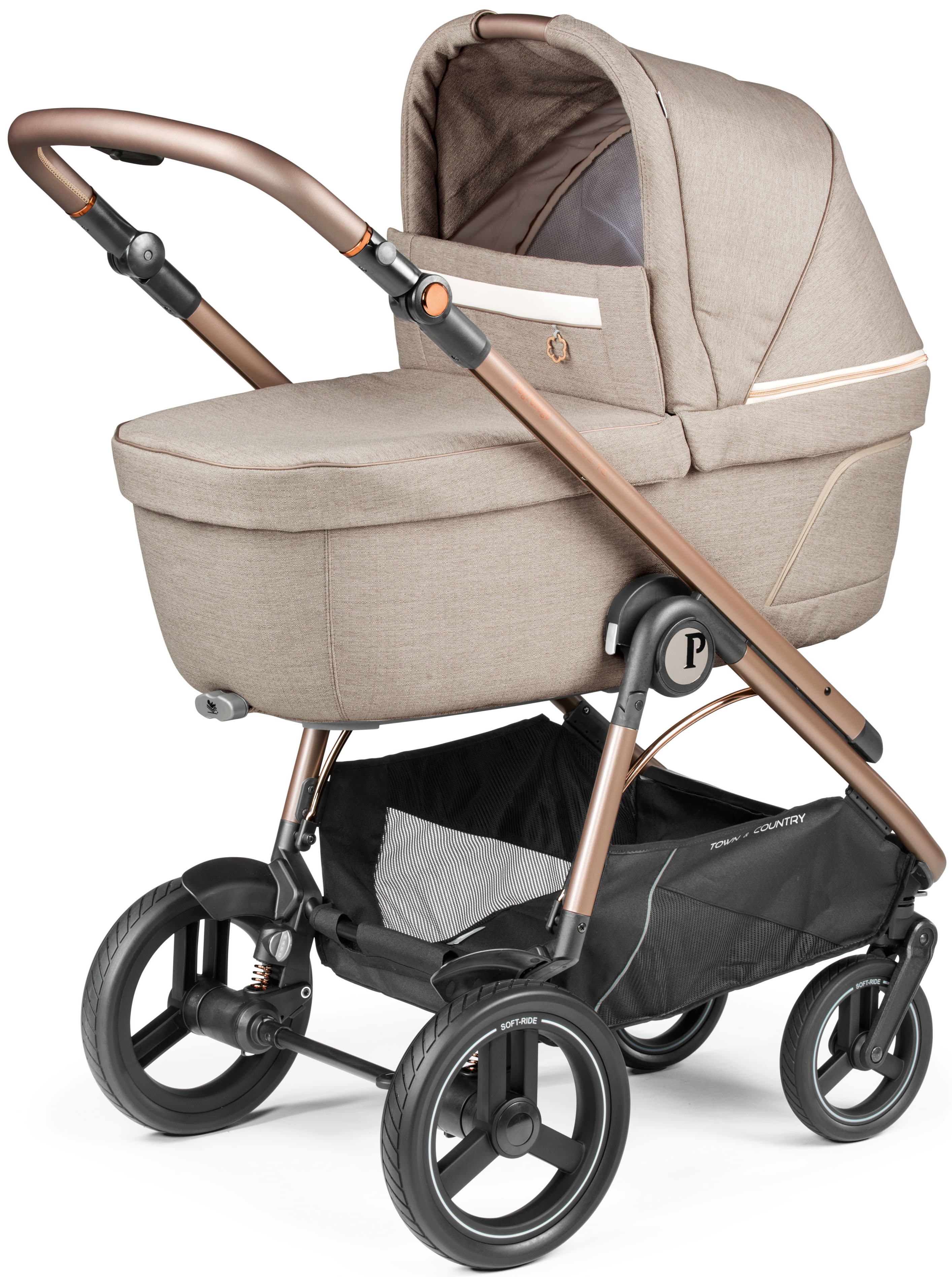 Коляска 3 в 1 Peg Perego Veloce TC Belvedere Lounge Mon Amour коляска 3 в 1 peg perego veloce lounge green