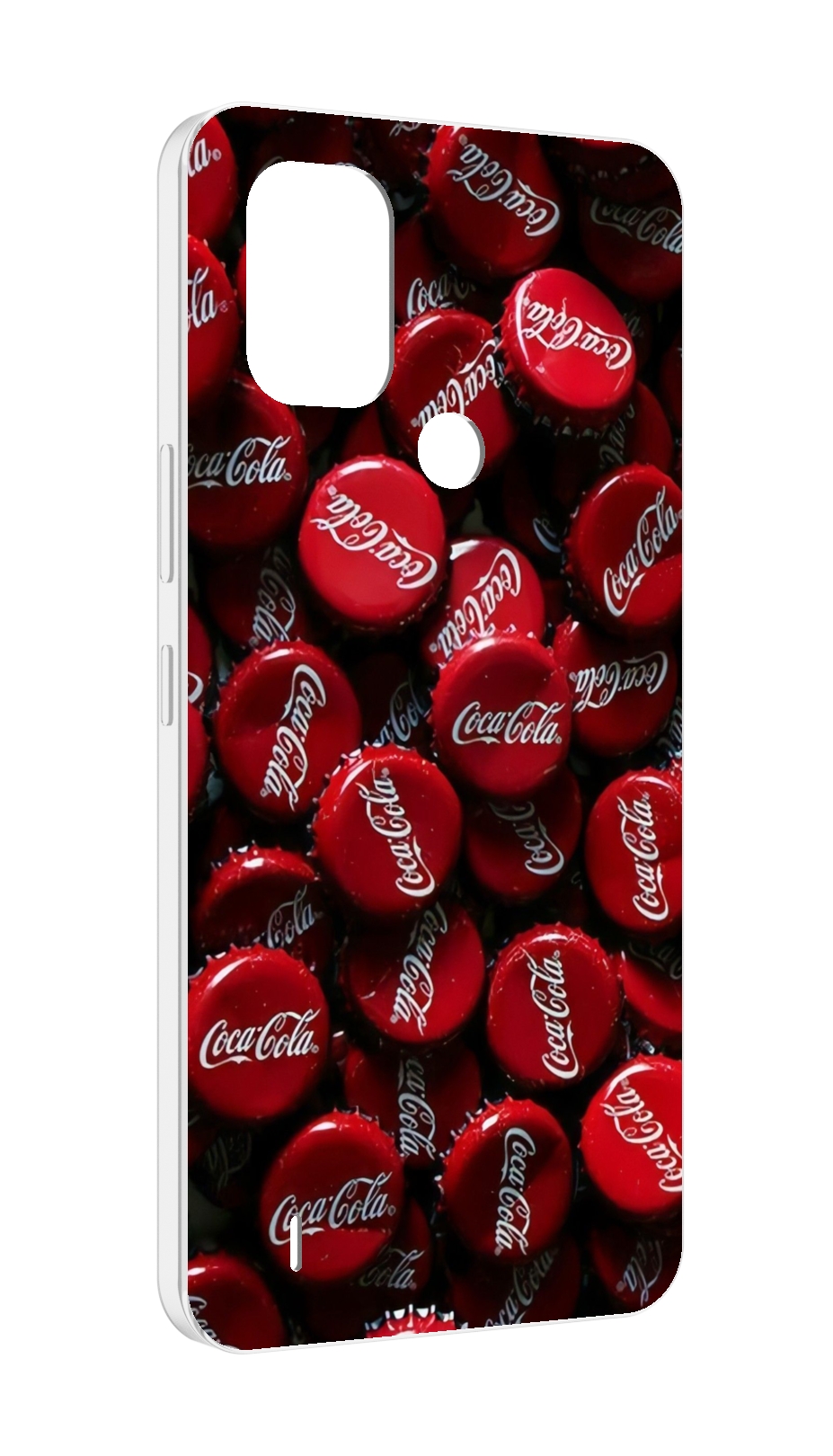 

Чехол MyPads крышки от кокаколы для Nokia C31, Прозрачный, Tocco