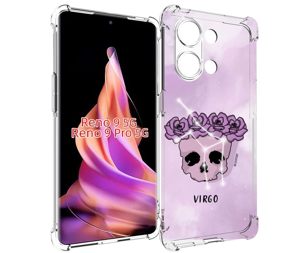 

Чехол MyPads знак зодиака дева 2 для Oppo Reno 9/Reno 9 Pro, Прозрачный, Tocco
