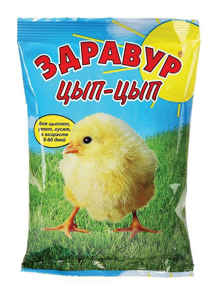 Кормовая добавка для цыплят Здравур Цып-цып 0,25 кг