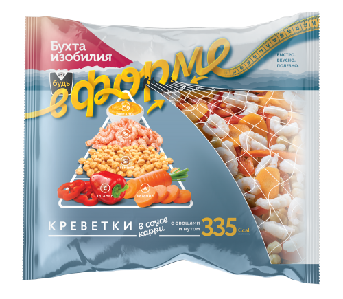 

Креветки Бухта Изобилия в соусе карри с нутом и овощами 350 г