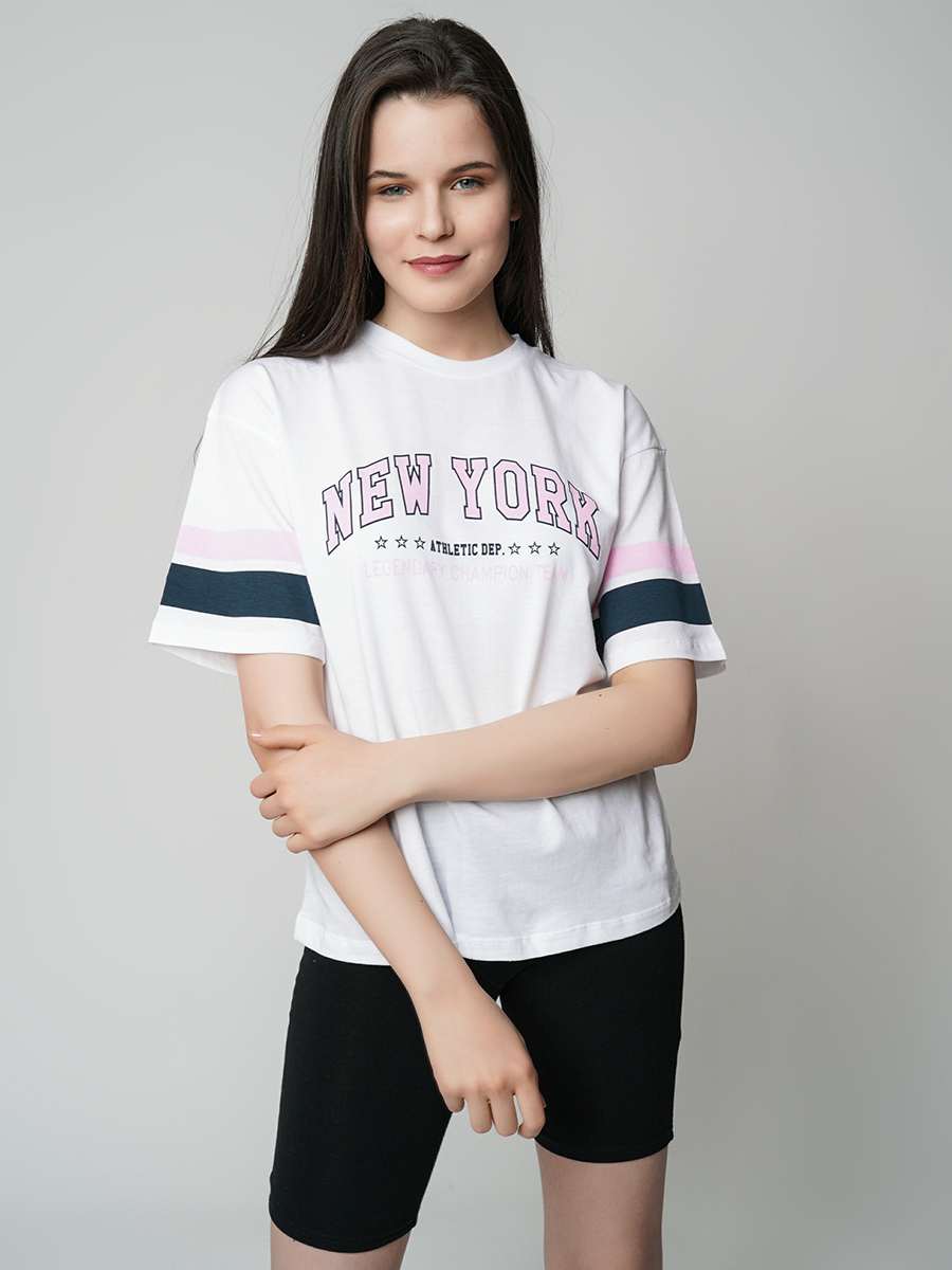 

Футболка женская ТВОЕ 69784 белая XL, 69784